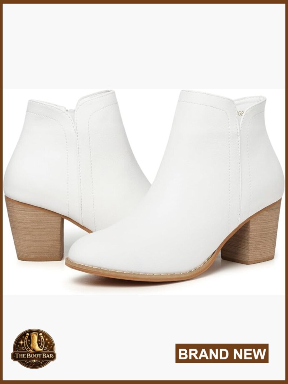 Chunky Low Heel Ankle Boots with Zipper Faux Suede Almond Toe